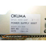 Okuma OPUS 5000 GHP Power Supply 5000T SN: 00198