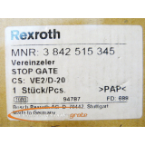 Rexroth 3 842 515 345 separating stop - unused! -