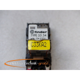 Finder 55.34 Miniature plug-in relay 110V~AC coil with...