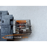 Finder 55.34 Miniatur-Steckrelais 110V~AC Spule mit Finder 94.74 Sockel
