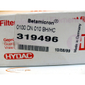 Hydac 319496 / 0100 DN 010 BH/HC Betamicron filter element - unused!