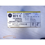 Allen Bradley 871C-C5S18 Cylindrical Inductive Switch...
