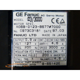Fanuc A06B-0123-B677 #7000 AC servo motor = as good as new !
