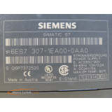 Siemens 6ES7307-1EA00-0AA0 Regulated power supply - unused!