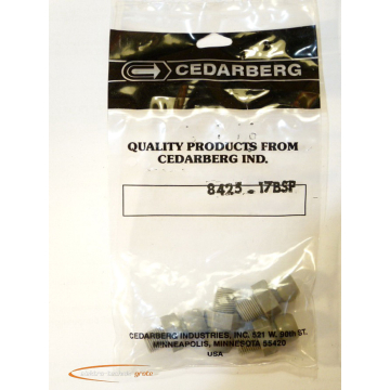 Cedarberg 8425-17BSP Snap-Loc threaded nipple M10 PU = 4 pcs. - unused! -