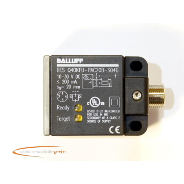 Balluff BES Q40KFU-PAC20B-S04G Induktiver Sensor  ungebraucht! 