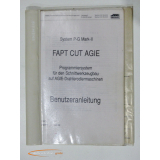 Agie System P-G Mark-II FAPT CUT AGIE User Manual, 57 pages Contents