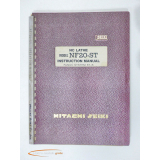 Hitachi Seiki Instruction Manual NC LATHE NF20-ST Fanuc System 6T-B