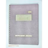Hitachi Seiki parts list N/C LATHE NK25-S