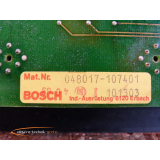 Bosch 048016-109 Machine control panel