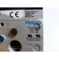 Festo complete valve island unit with 8 solenoid valves and electrical connection