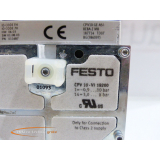Festo complete valve island unit with 3 solenoid valves Electrical connection and multi-pin plug