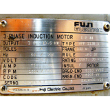 Fuji Electric MPF 1138 A 3-Phase Induction Motor