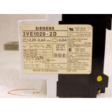 Siemens 3VE1020-2D Motor protection switch 0.25 - 0.4 A / 4.8 A