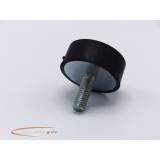 Round bearing with thread M8 made of rubber - unused! -