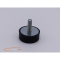 Round bearing with thread M8 made of rubber - unused! -