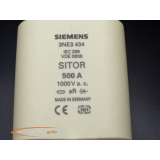 Siemens 3NE3434 HLS fuse link 500A PU = 3 pieces - unused! - -