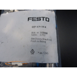 Festo QSF-1/4-10-B Steckverschraubung 153028 VPE 10stk > ungebraucht! <