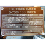 Bauer DK66 SZ3-2211/163 L Getriebemotor M 1609019-02  > ungebraucht! <