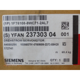 Siemens 1FT6108-8WC71-2AL7 three-phase servo motor > unused! <