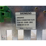 Siemens 6SN1162-0EA00-0BA0 SHIELD CONNECTION PLATE