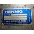 Hennig telescopic cover plate for Weiler lathe type UD42