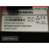 Siemens 6FC5203-0AD27-0AA0 -S32 Steuertafel  > ungebraucht! <