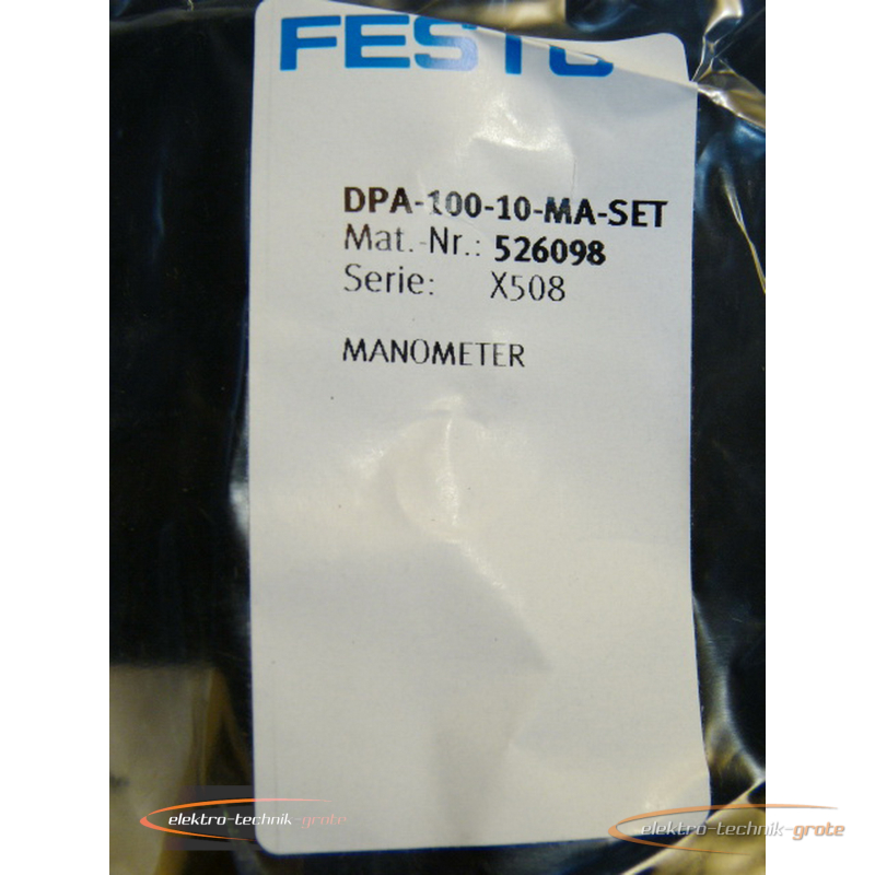 Festo Dpa 100 10 Ma Set Manometer Ungebraucht 27 54