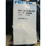 Festo DPA-100-10-MA-SET pressure gauge 526098 > unused! <