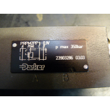 Parker PRPM2PP10JV mit Wandfluh MVPPM22-100-D1#1 24V DC Proportionalventil