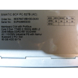 Siemens 6ES7647-6BH30-0AX0 Box PC 627B without HDD (!) SN:SVPW8853033