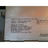 Siemens 6AV7872-0BF30-0AC0 Simatic Panel PC 677B SN: VPW7857744 used - TOP condition