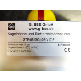 Bee GTE-88/090/-08-V17-F Kugelhahn pneumatisch   > ungebraucht! <