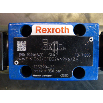 Rexroth 4WE 6 D62/OFEG24N9K4/ZV Magnetventil MNR: R901068630   > ungebraucht! <