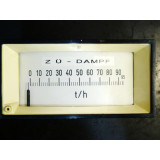 Analoganzeige "ZÜ-Dampf 0-95 t/h"
