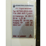 Apparatebau Hundsbach AH77628-H2010-A000 P/I Signalumformer SN:0969 6075