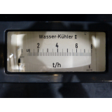 Siemens Analoganzeige "Wasser-Kühler II 0-8 t/h"