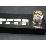 Festo Anschlussplatte für acht Magnetventile MEH-5/2-1/8