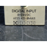 Siemens 6ES5421-8MA11 Simatic S5 digital input E-status 1 DC 24V