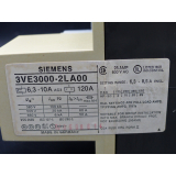 Siemens 3VE3000-2LA00 Leistungsschalter 6,3-10A + 3VE9301-1AA00 Hilfsstromschalter