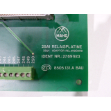 Maho 28A1 Relaisplatine 28U1 Adaptor Relayboard Id.Nr. 27.69 923