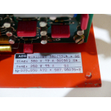 AEG Minisemi 380/15.4 + GO 029.050 472 Frequenzumrichter SN 98766039-N