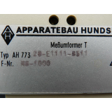 Apparatebau Hundsbach AH 733 20-E1111-B511 Messumformer