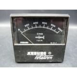 Arburg rotatron analogue speed display from 0-1000 rpm