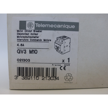 Telemecanique GV3-M10 Motorschutzschalter - ungebraucht! -