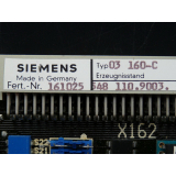 Siemens Simatec 03160-C,  548110.9003.00 Karte