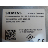 Siemens 6FC5303-0AF50-3DA0 Sinumerik MCP 434C-M Slimline 3 PIN DMG