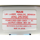 Matsushita NAIS ANL2535E LM Laser Analog Sensor