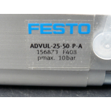 Festo ADVUL-25-50-P-A compact cylinder 156873 > unused! <