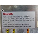 Rexroth HNS02.1A-Q200-R0023-A-480-NNNN MNR: R911315176 SN 315176 B0211